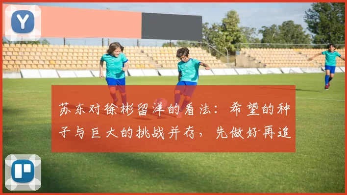 苏东对徐彬留洋的看法：希望的种子与巨大的挑战并存，先做好再追求完美